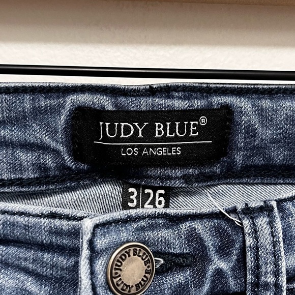 JUDY BLUE Skinny Fit Blue Jeans Size 3/26 - Picture 3 of 12